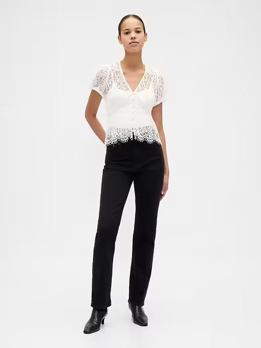 Lace Veil V-Top 🤍