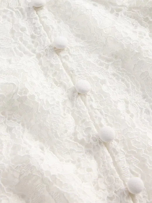 Lace Veil V-Top 🤍